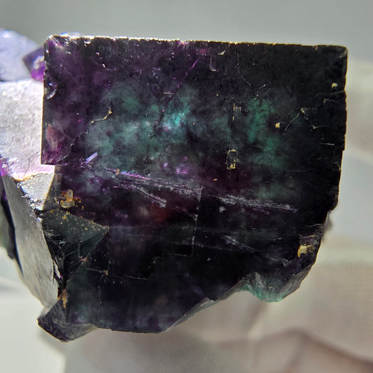 Rare Phantom Fluorite Cube Tier Tie-Dye Pocket, Okorusu, Namibie 61*43*26mm
