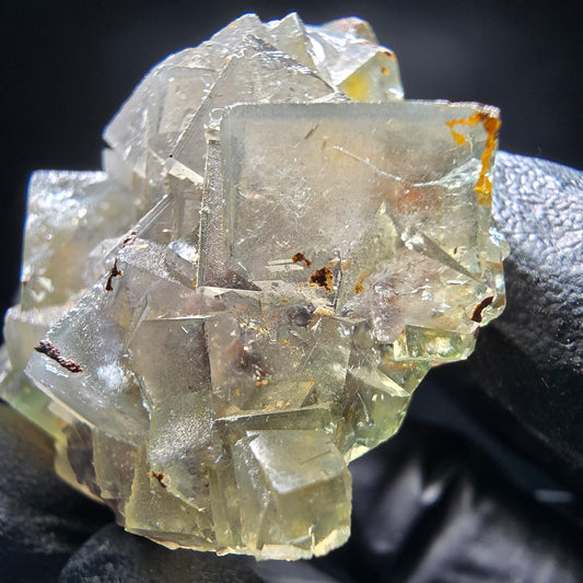 Cubes de fluorite très clairs niveau vert Okorusu, collection Namibie 50*38*19mm