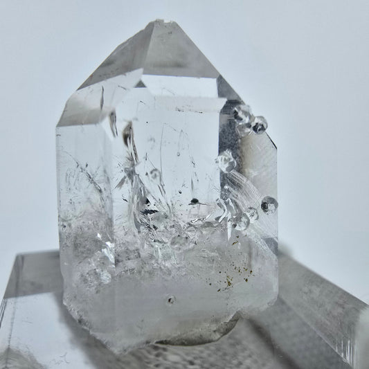 Phantom Quartz with Analcim Streep Mine, Goboboseb, Namibia 23*17*11mm