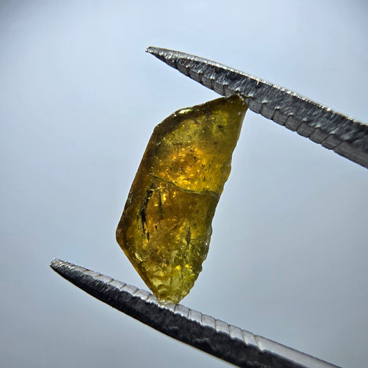 Seltener Elbait Turmalin Kristall, grün rosa Minas Gerais, Brasilien 12*5*4mm