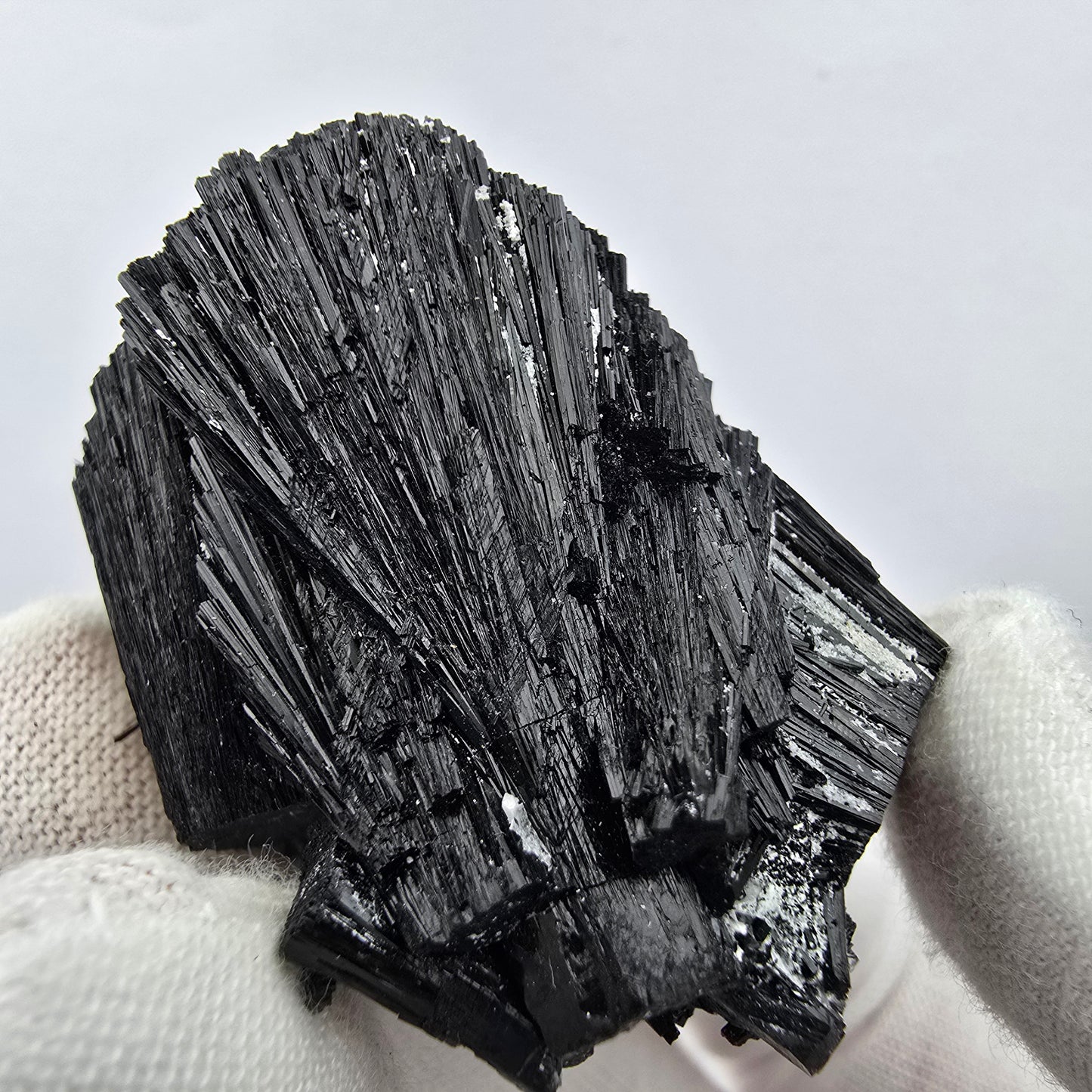 Seltene Schörl Turmalin Stufe schwarz Erongo, Namibia 41*31*27mm Sammlung