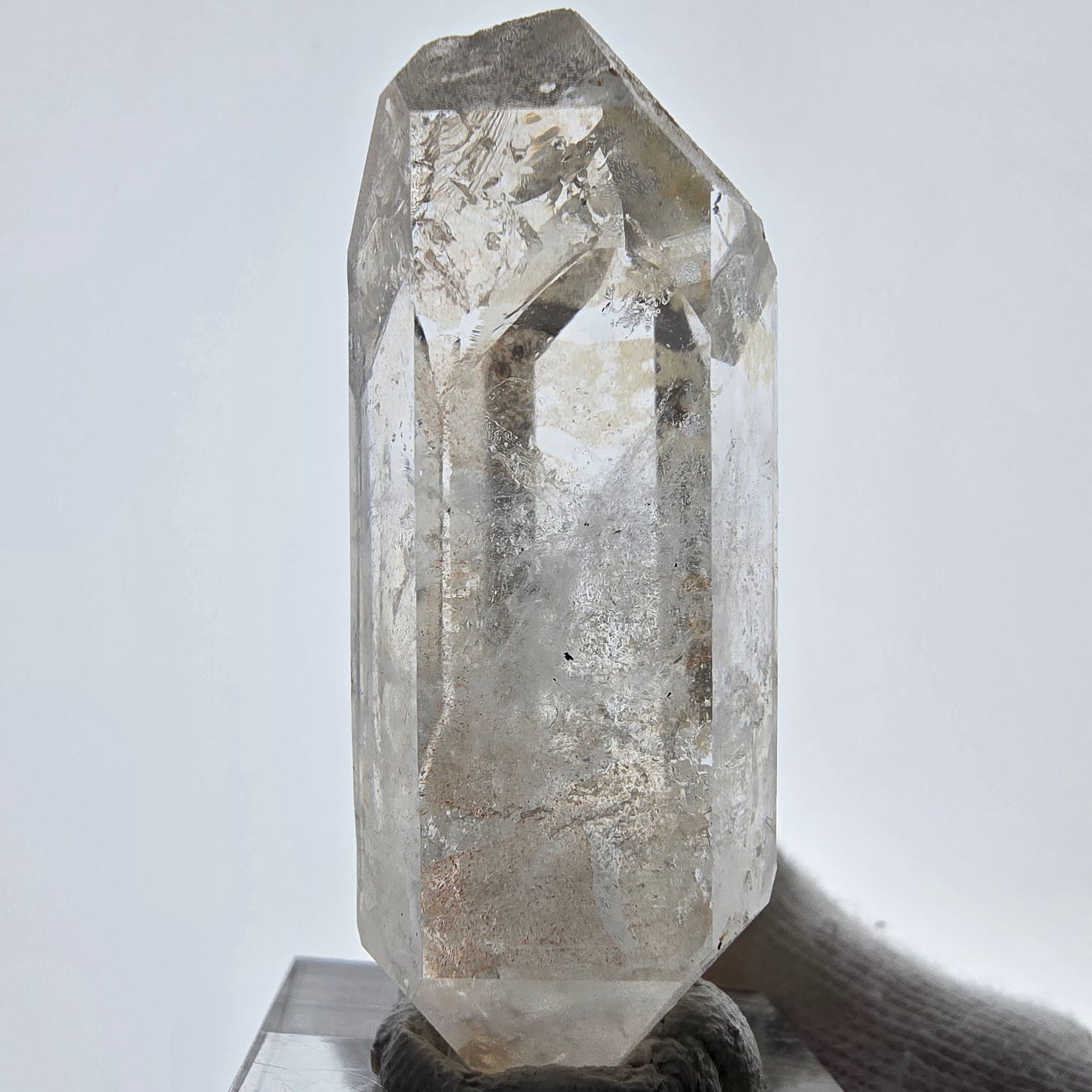 Phantom Smoky Quartz DT Scepter Valentine Pocket, Namibia 48*24*17mm