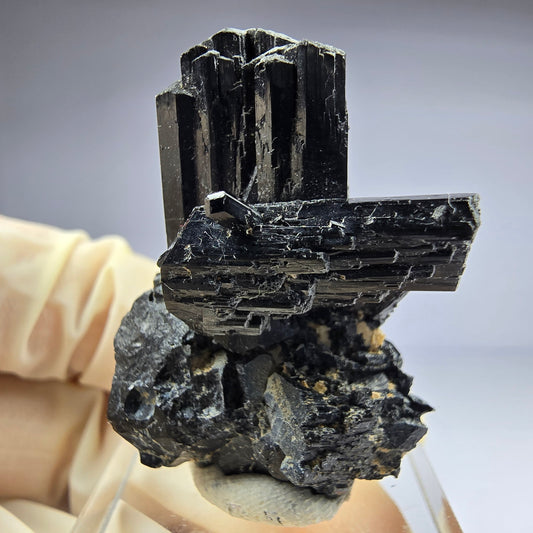 Rare Schorl Tourmaline specimen black 36*27*20mm Erongo, Namibia collection