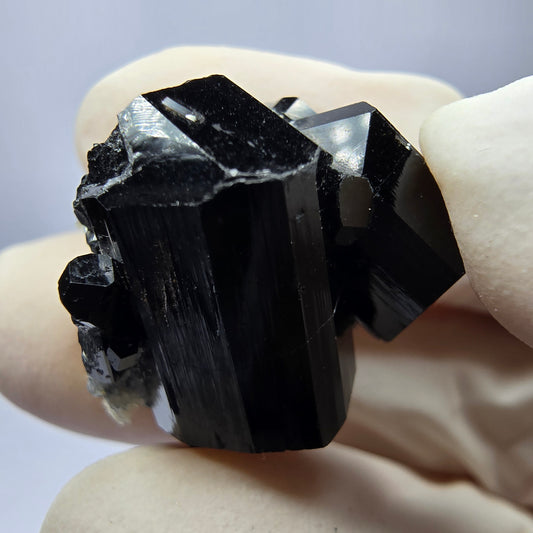 Symmetrical Schorl Tourmaline, Orthoclase Specimen Erongo Namibia 26*20*14mm Collection