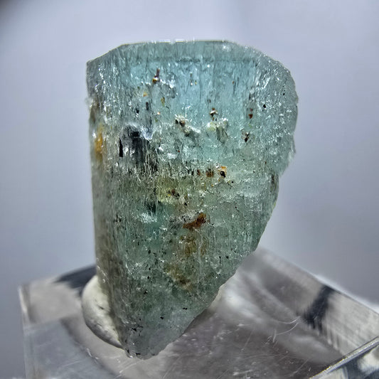 Seltener Aquamarin X mit Schörl Turmalin Erongo, Namibia 25*21*17mm