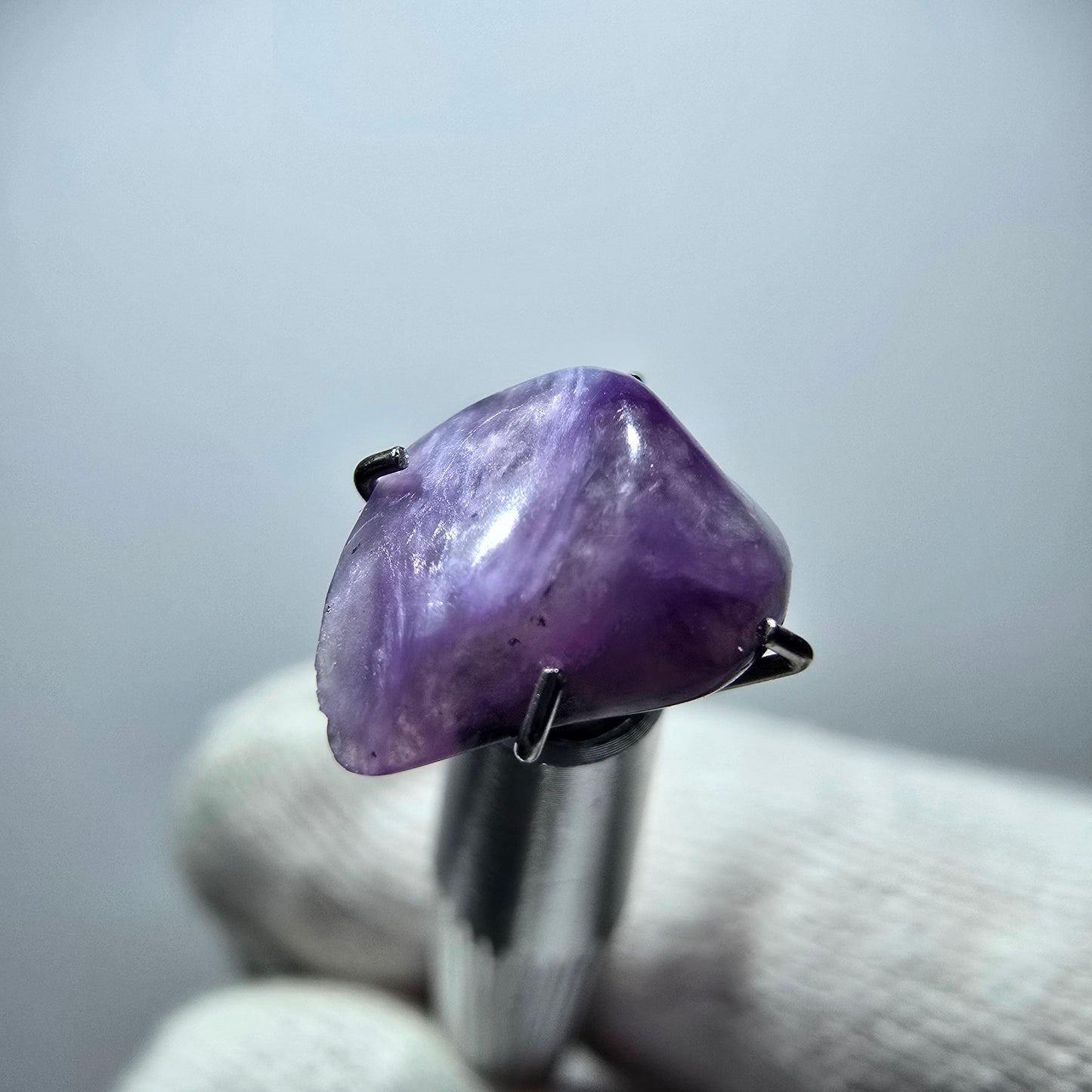 Rare Charoite crystal purple, polished Russia 10*7*3mm