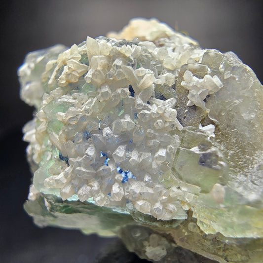 Gestufte Phantom Fluorit Würfel Stufe grün blau lila Omehane, Namibia 46*28*24mm