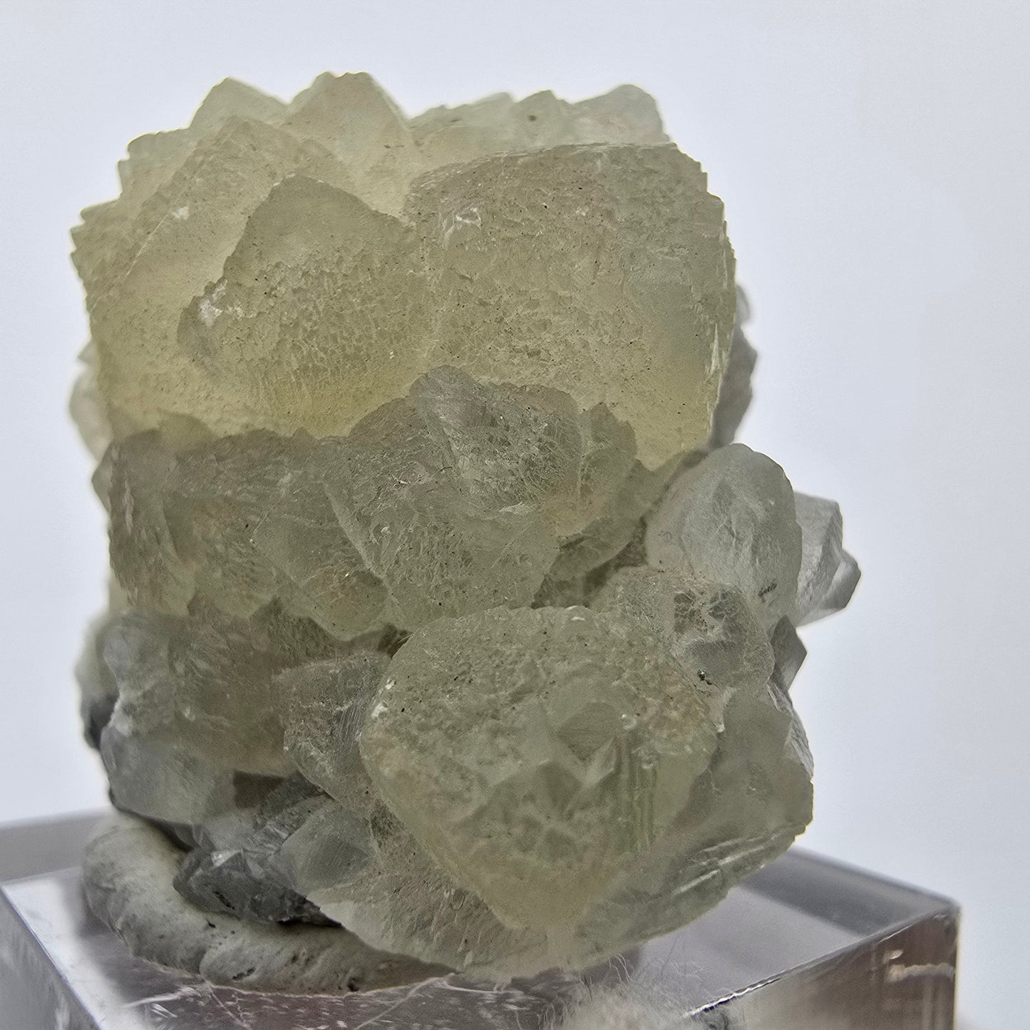 UV Calcit auf Amethyst Streep Mine Goboboseb Namibia 38*25*27mm Sammlung