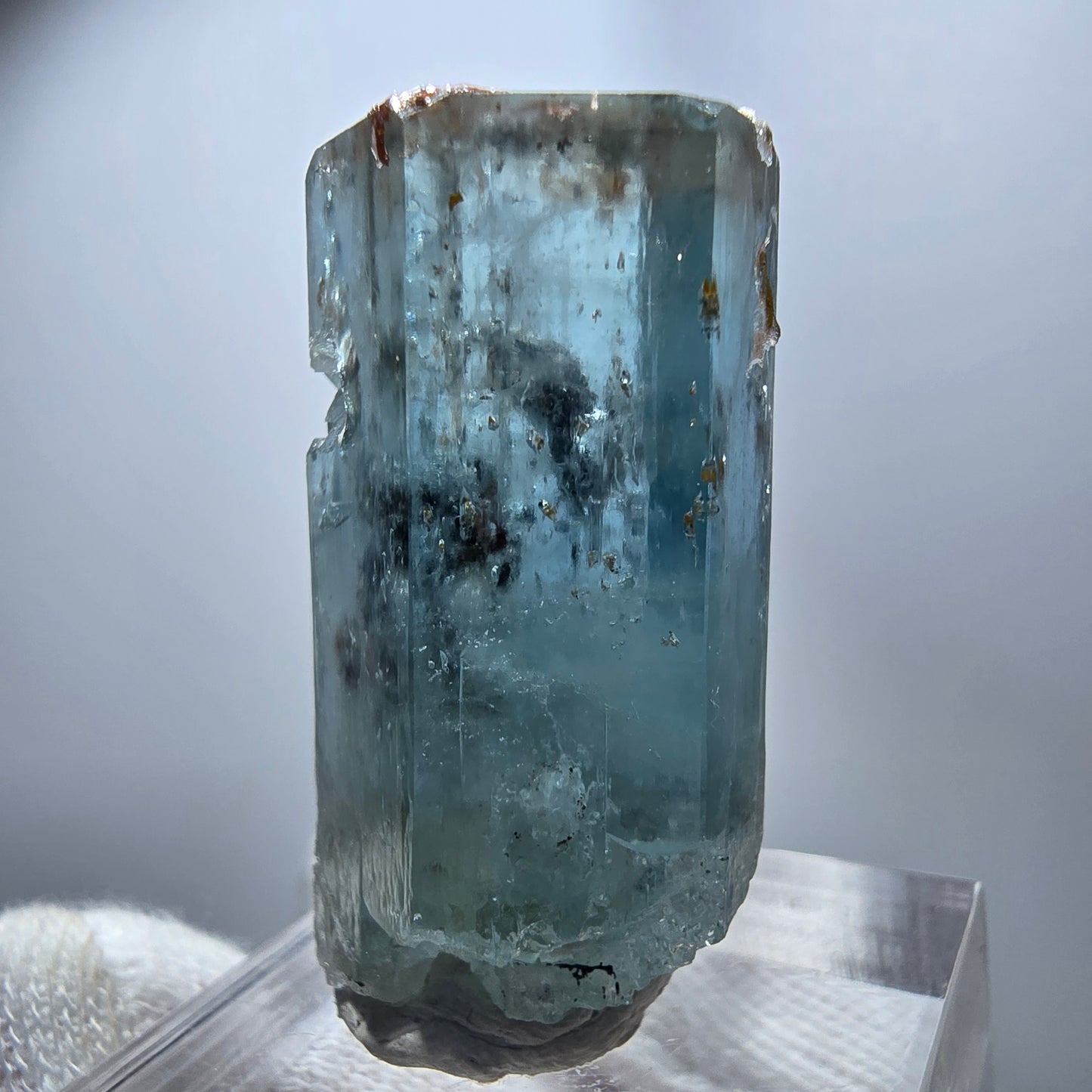 Seltener Aquamarin X mit Hyalit Erongo, Namibia 33*16*15mm