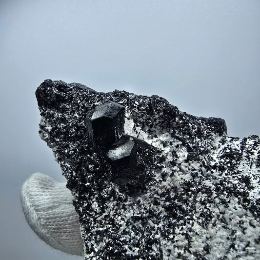 Große Schörl Turmalin, Quarz Stufe Erongo, Namibia 109*81*29mm