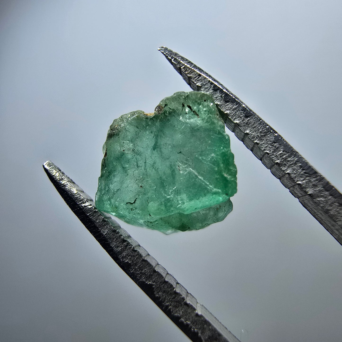 Cristal d'émeraude rare, vert Colombie #7953