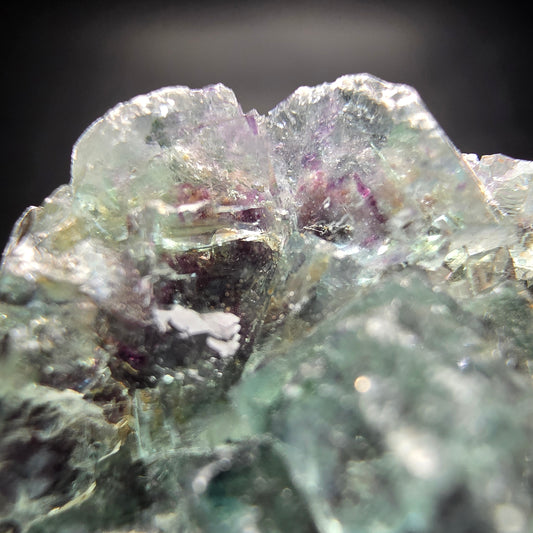 Cube de fluorite fantôme transparent, vert Okorusu, Collection namibie 45x32x32mm