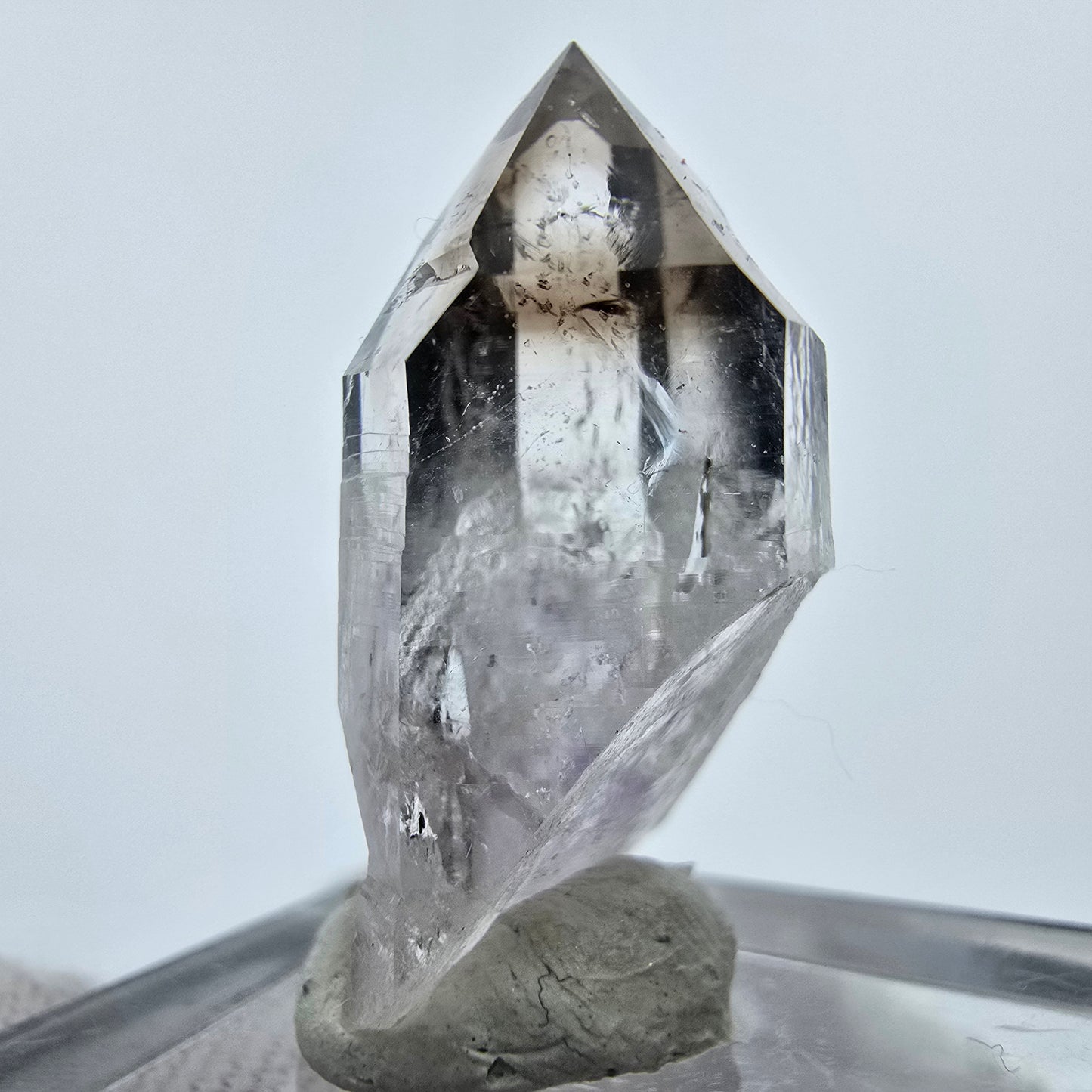 Klarer Phantom Amethyst Zepter Kristall Streep Mine Goboboseb Namibia 28*12*11mm