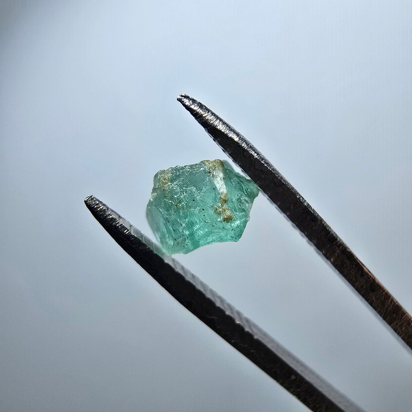Cristal d'émeraude rare, vert Colombie #7975