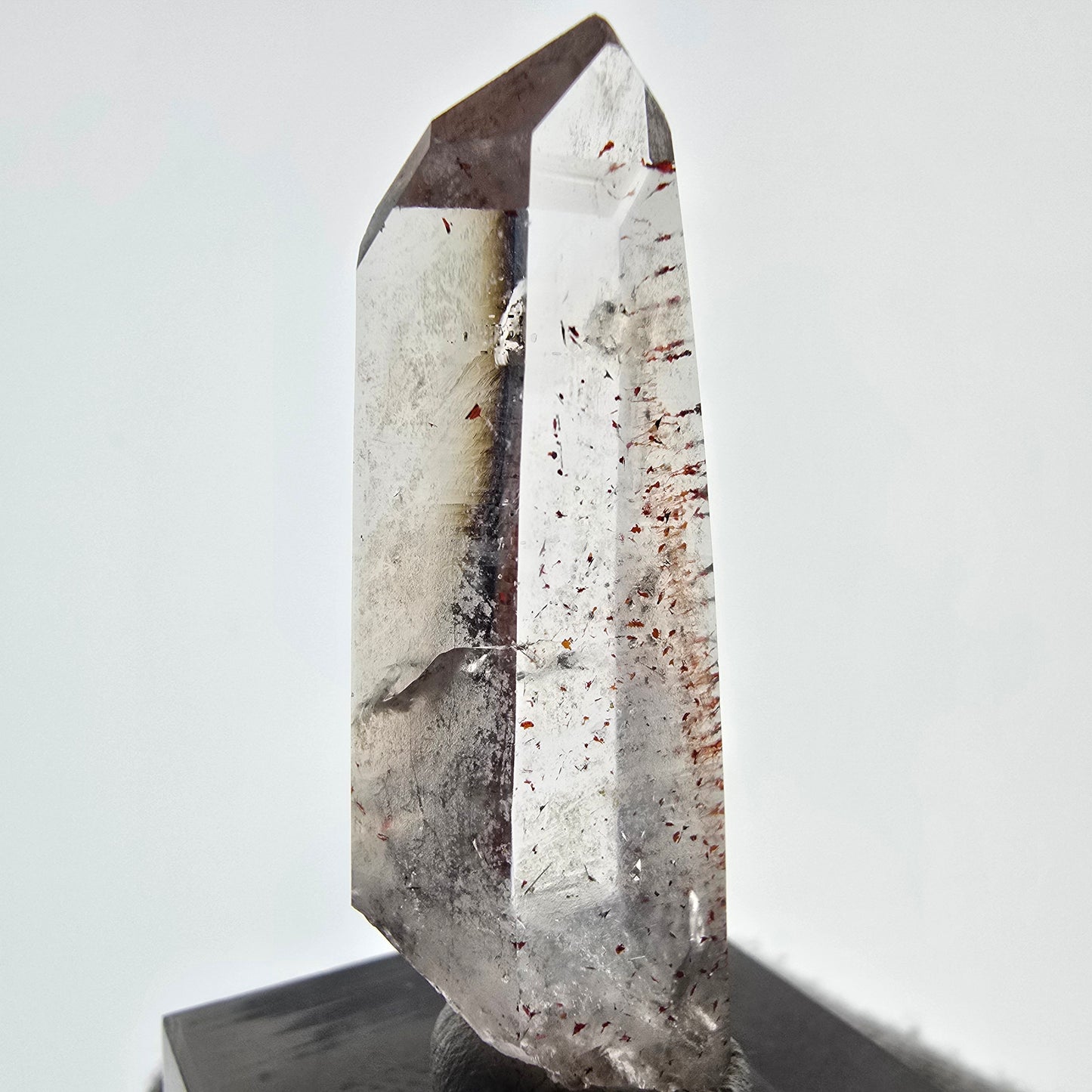 Harlequin Phantom Smoky Quartz Point Valentine Pocket, Namibia 44*15*9mm