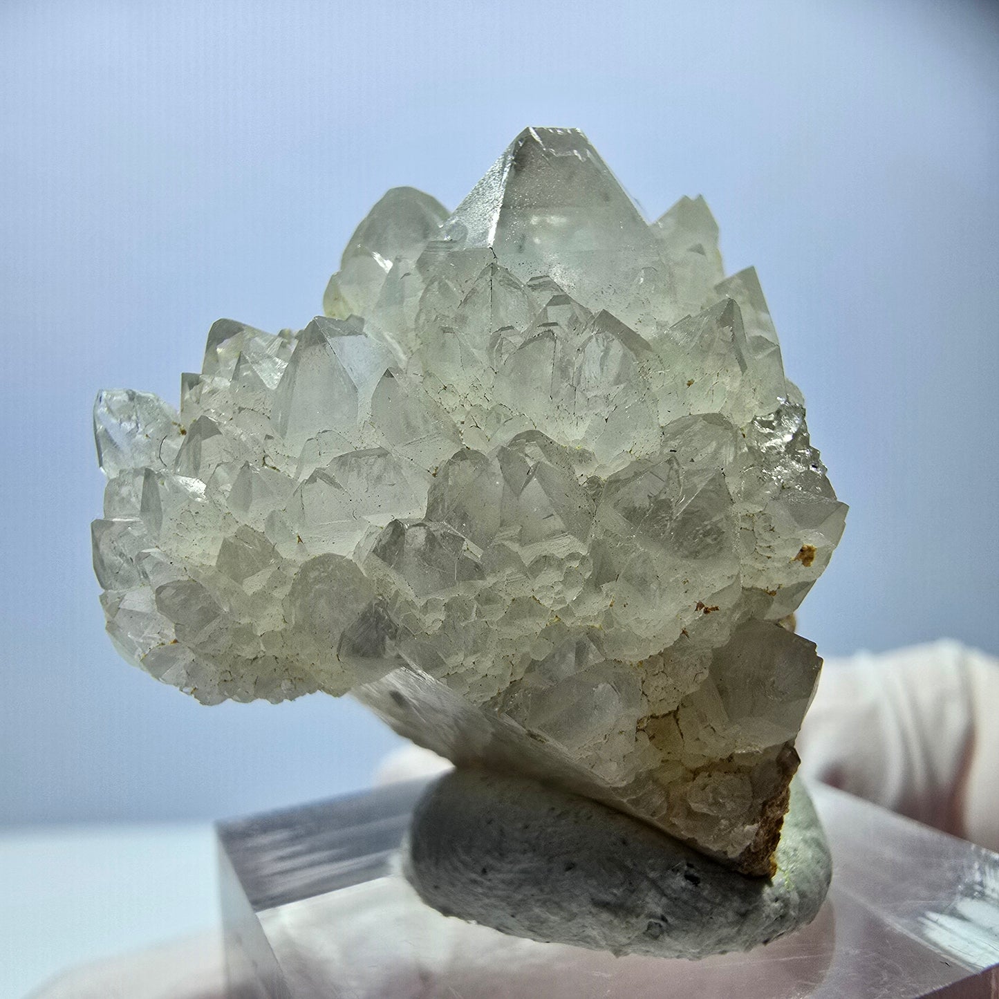 Spécimen rare de cristal de quartz Okorusu, Namibie 31*28*22mm