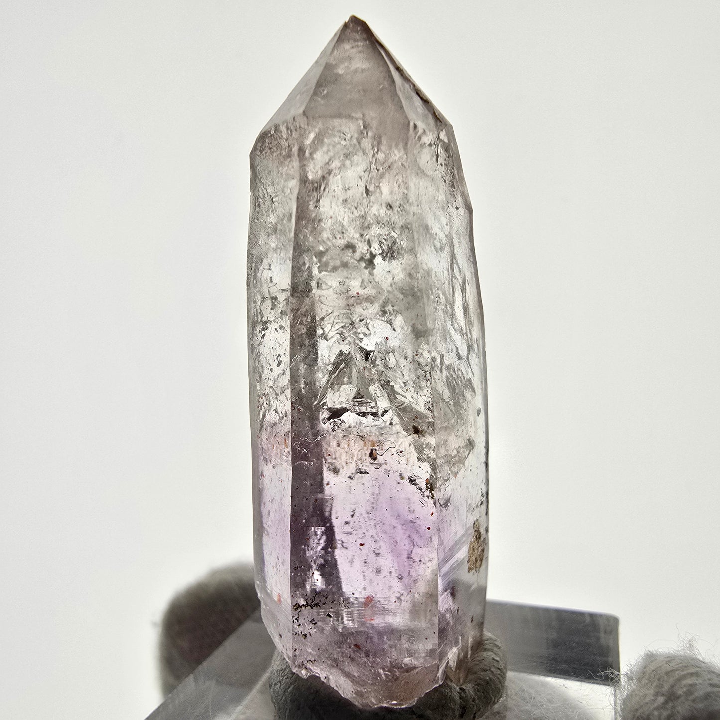 Phantom Amethyst Scepter Point Valentine Pocket, Namibia 42*16*14mm