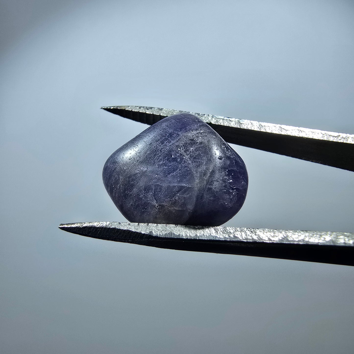 Cristal de tanzanite rare, poli bleu Tanzanie 14*13*6mm