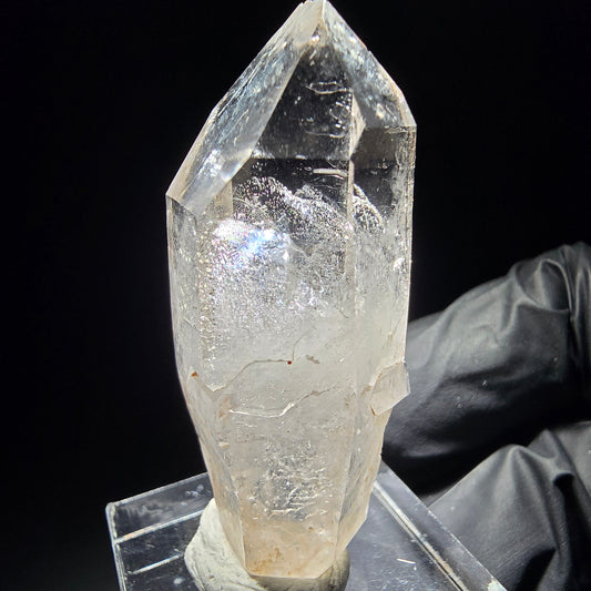 Klare Phantom Rauchquarz Zepter Spitze Goboboseb, Namibia 47*19*16mm Sammlung