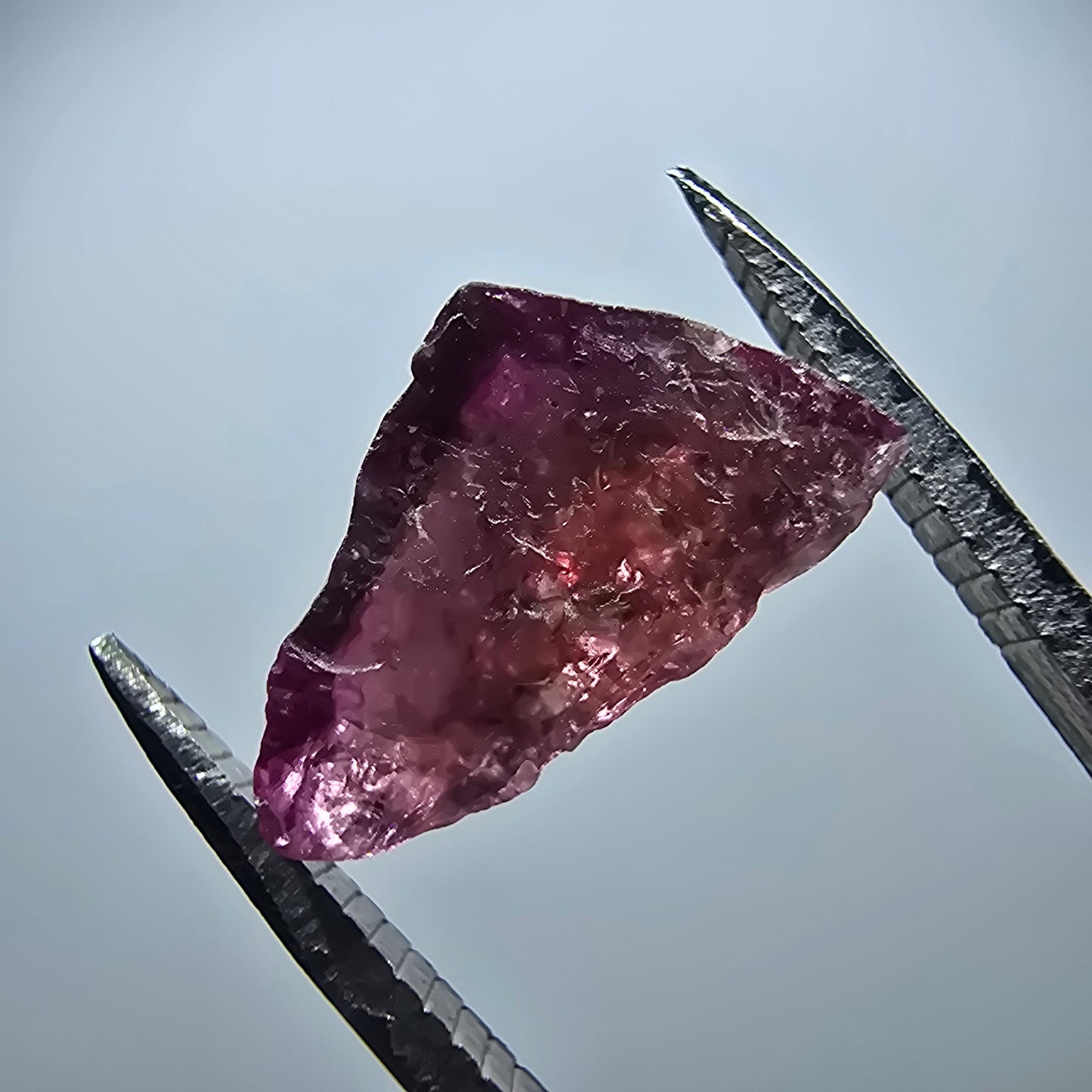 Seltener Rubellit Turmalin Kristall, rosa Minas Gerais, Brasilien 14*9*6mm