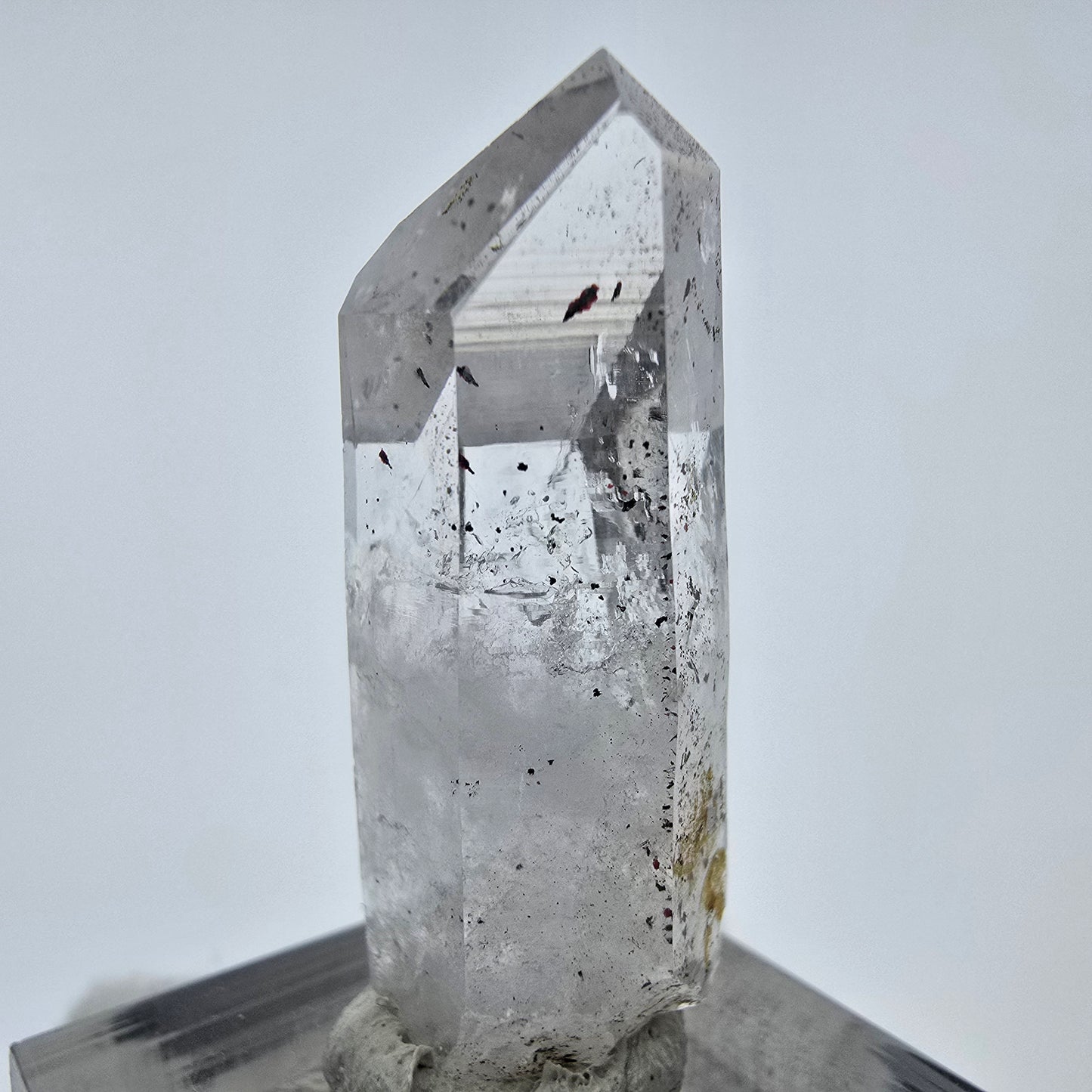 Harlekin Phantom Quarz Kristall Streep Mine, Goboboseb, Namibia 36*14*13mm