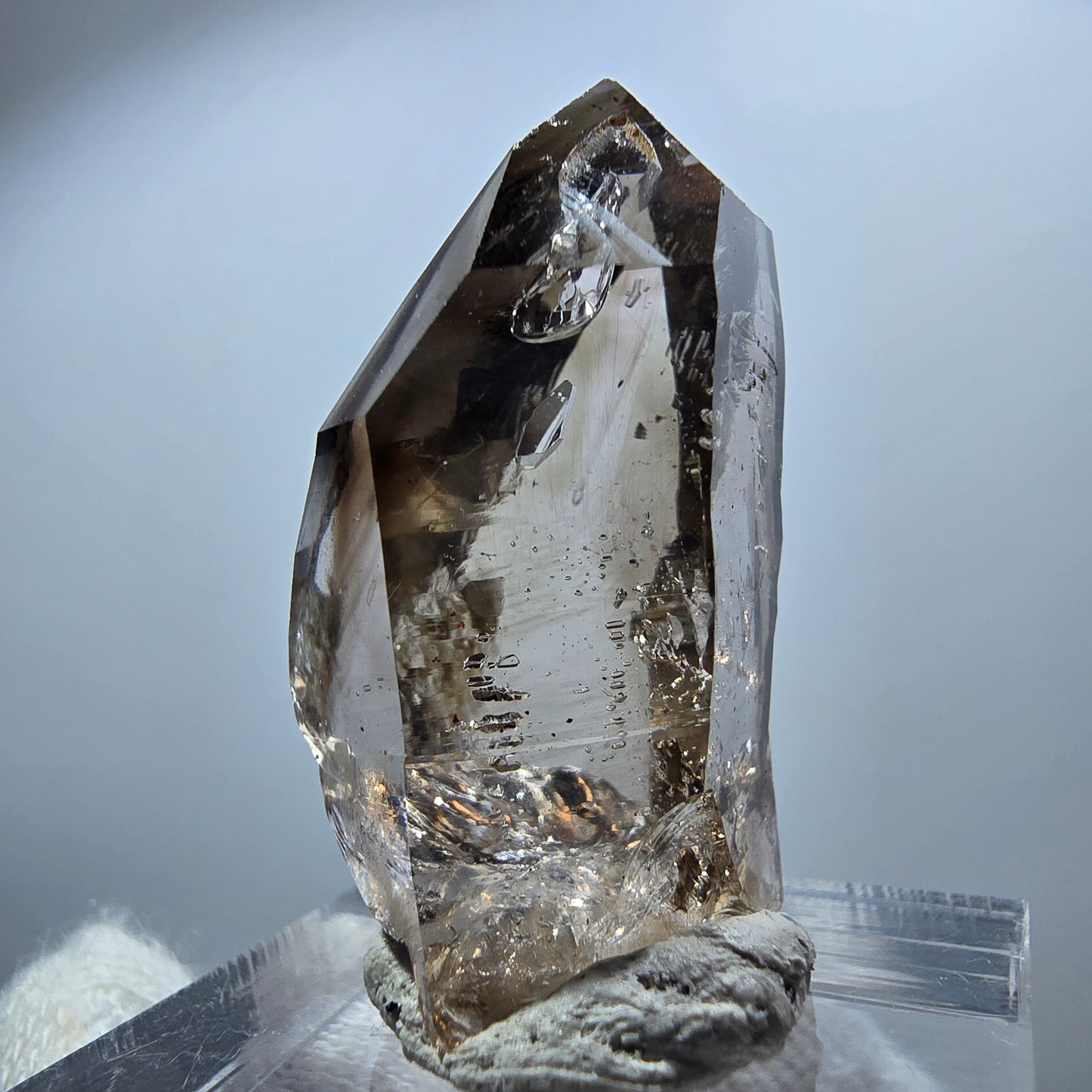 Clear Phantom Smoky Quartz Scepter Point Goboboseb, Namibia 33*18*16mm