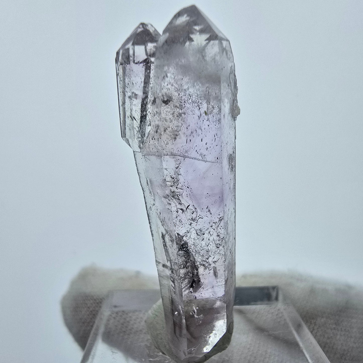 Enhydro Phantom Amethyst DT Zepter 1 Blase Goboboseb, Namibia 38*12*7mm Sammlung