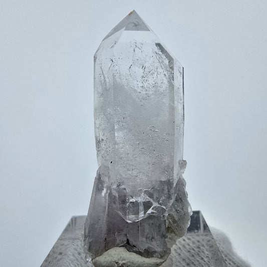 Klare Phantom Epidot Quarz Spitze Streep Mine, Goboboseb, Namibia 41*18*11mm