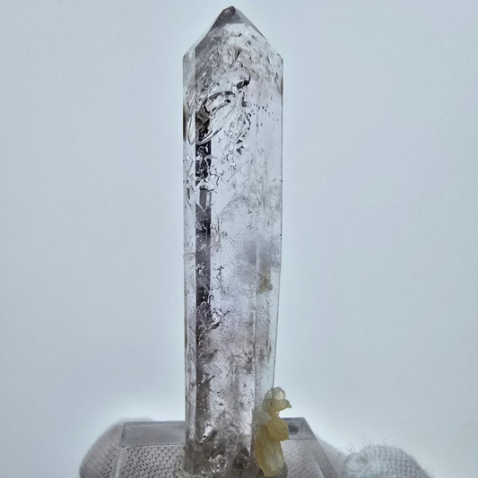 Enhydro Phantom Amethyst mit Stilbit, 1x Blase Goboboseb, Namibia 58*13*8mm