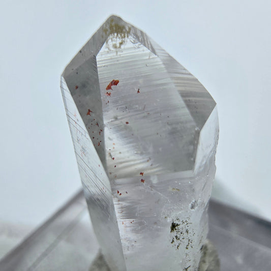 Klarer Harlekin Phantom Quarz Kristall Streep Mine, Goboboseb Namibia 26*11*11mm