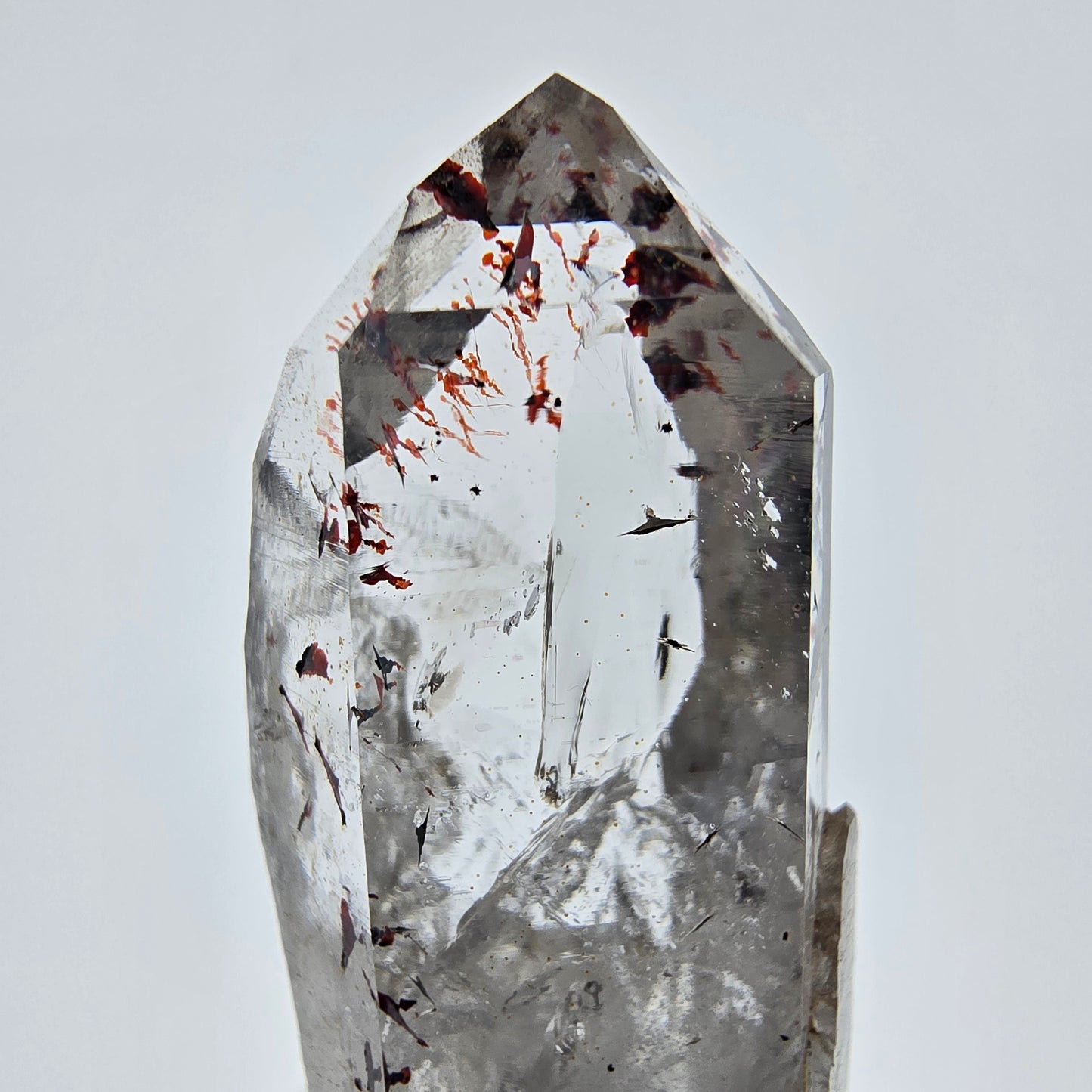 Quartz fumé Harlequin Phantom, mine Point Streep, Goboboseb, Namibie, 44 x 17 x 12 mm