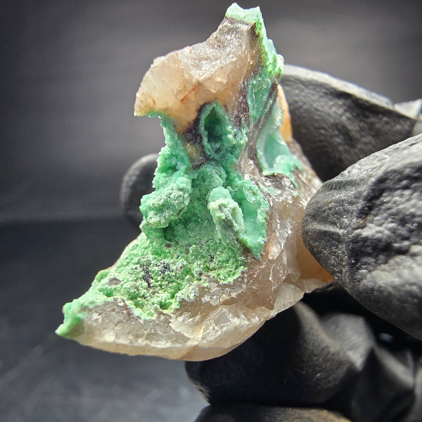 Seltene Shattuckit blau, Malachit Stufe Kaokoveld, Namibia 34*27*21mm Sammlung