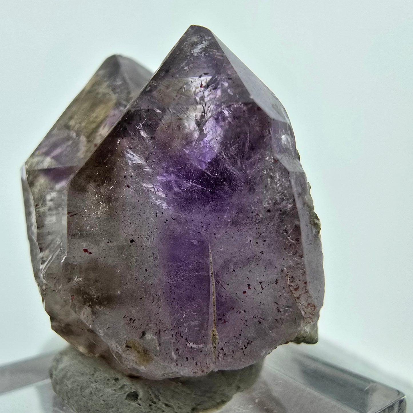 Phantom Amethyst, Fenster Zepter Stufe Goboboseb, Namibia 31*31*22mm, Sammlung