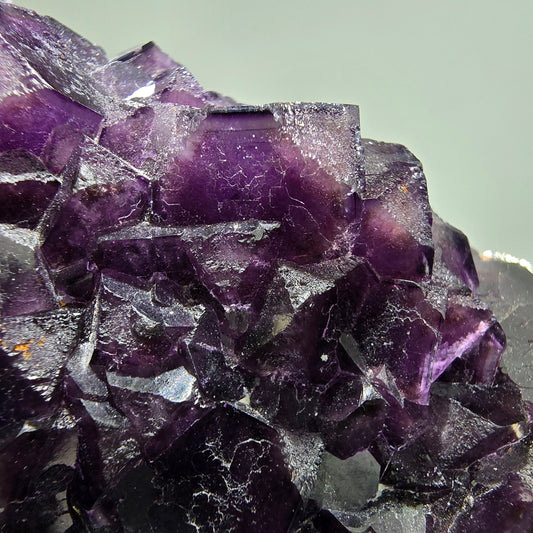 Grand Cube Phantom Fluorite Violet Okorusu, Collection Namibie 117*51*33mm