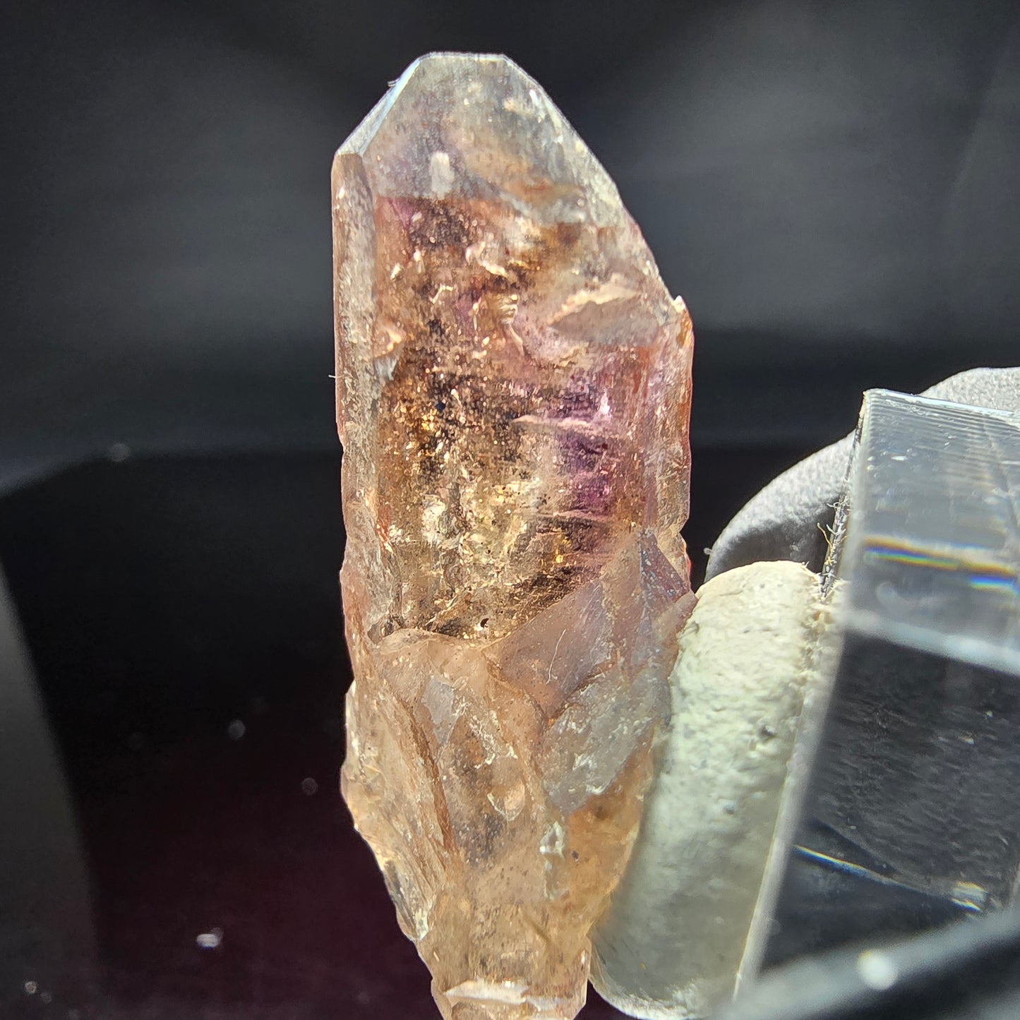 Phantom Amethyst Zepter Doppelender Spitzen Brandberg, Namibia 40*19*15mm