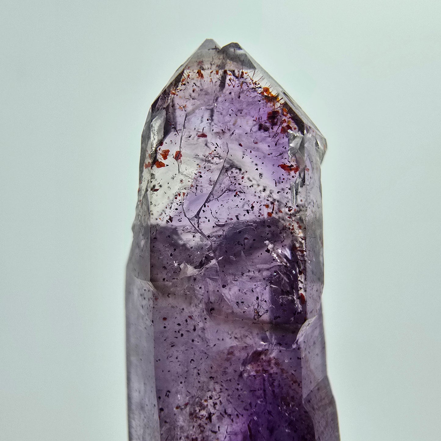 Harlekin Phantom Amethyst Kristall Goboboseb, Namibia 30*13*9mm Sammlung