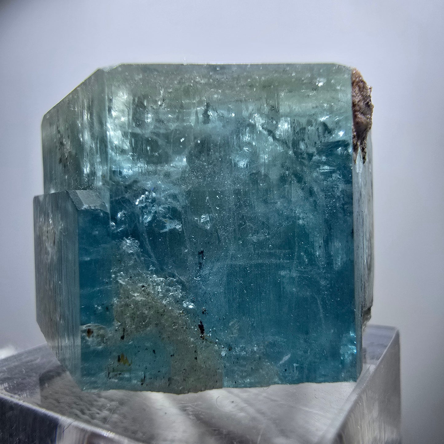 Seltener Aquamarin X mit Hyalit Erongo, Namibia 31*24*21mm