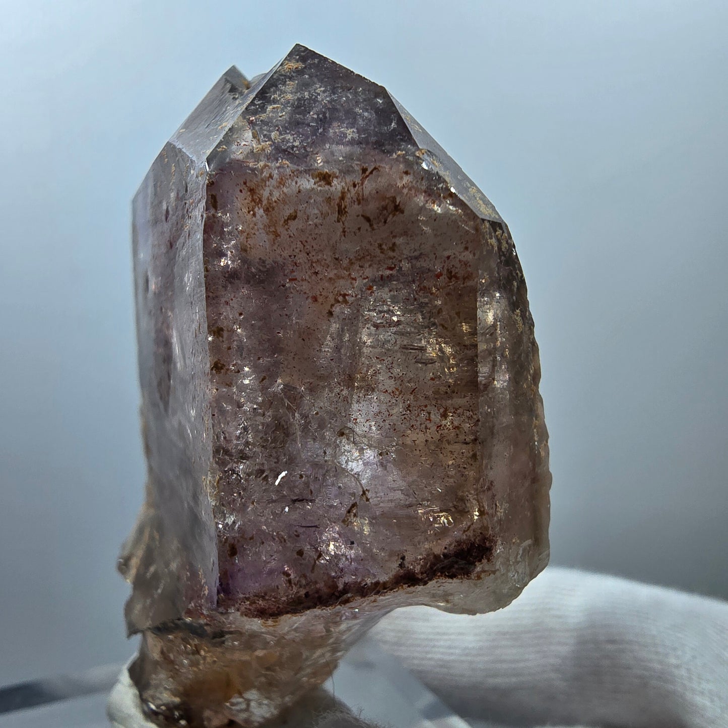 Enhydro Skeleton Phantom Amethyst Scepter, 1x Bubble Valentine Pocket Gobo. Namibia 63*50*29mm