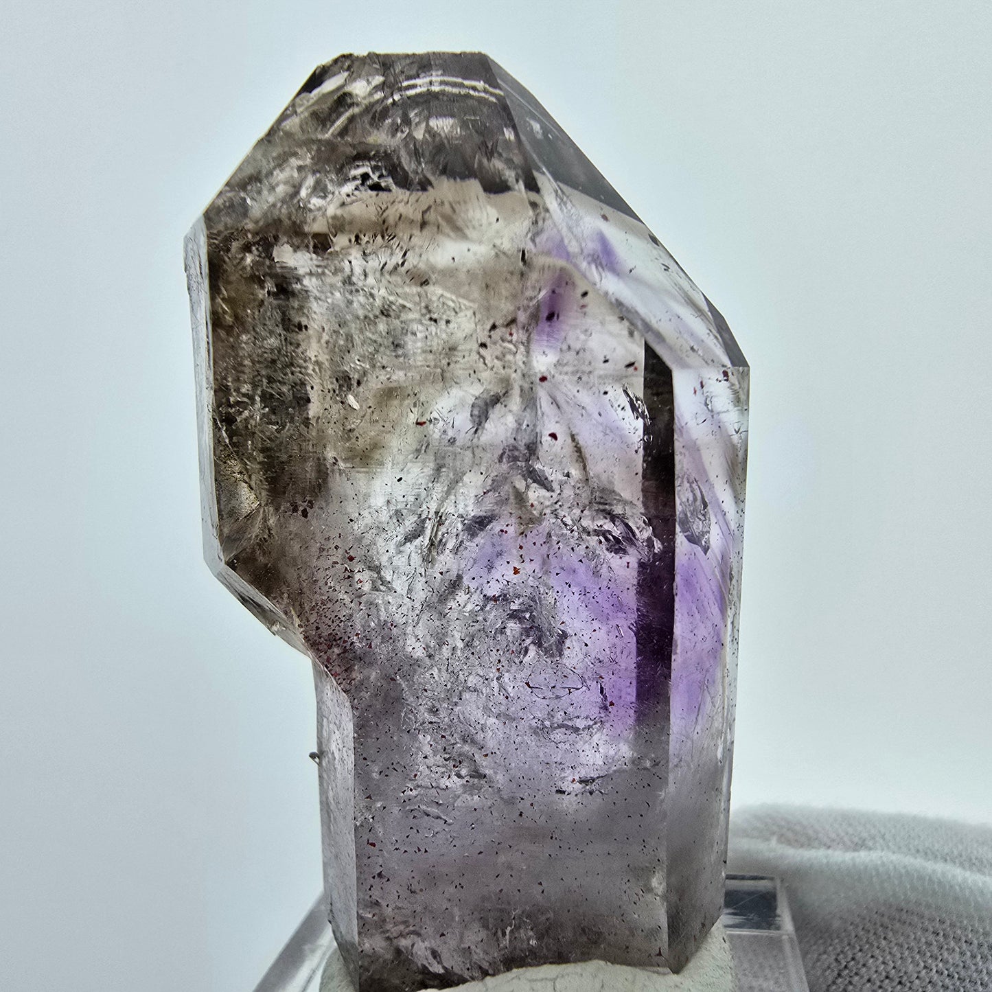 Enhydro Phantom Amethyst Zepter, 1x Blase Goboboseb Namibia 47*27*16mm, Sammlung