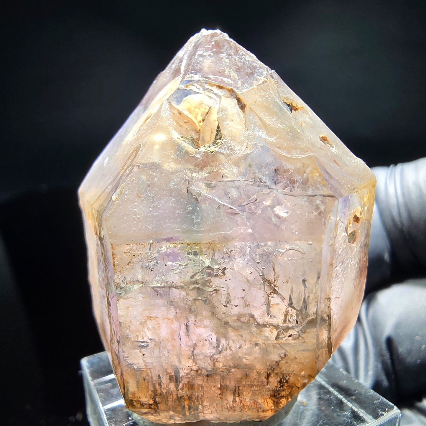 Schöne Phantom Amethyst Fenster Spitze Brandberg, Namibia 42*34*26mm Sammlung