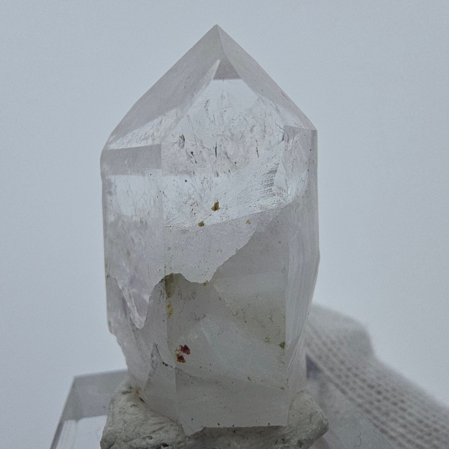 Klare Phantom Amethyst Quarz Spitze Streep Mine, Goboboseb, Namibia 34*19*20mm