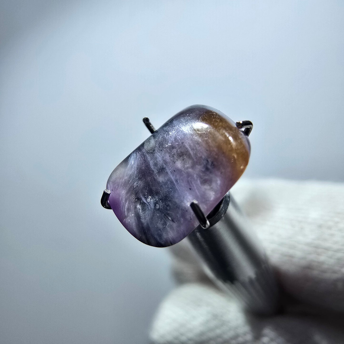 Rare Charoite crystal purple, polished Russia 10*8*3mm