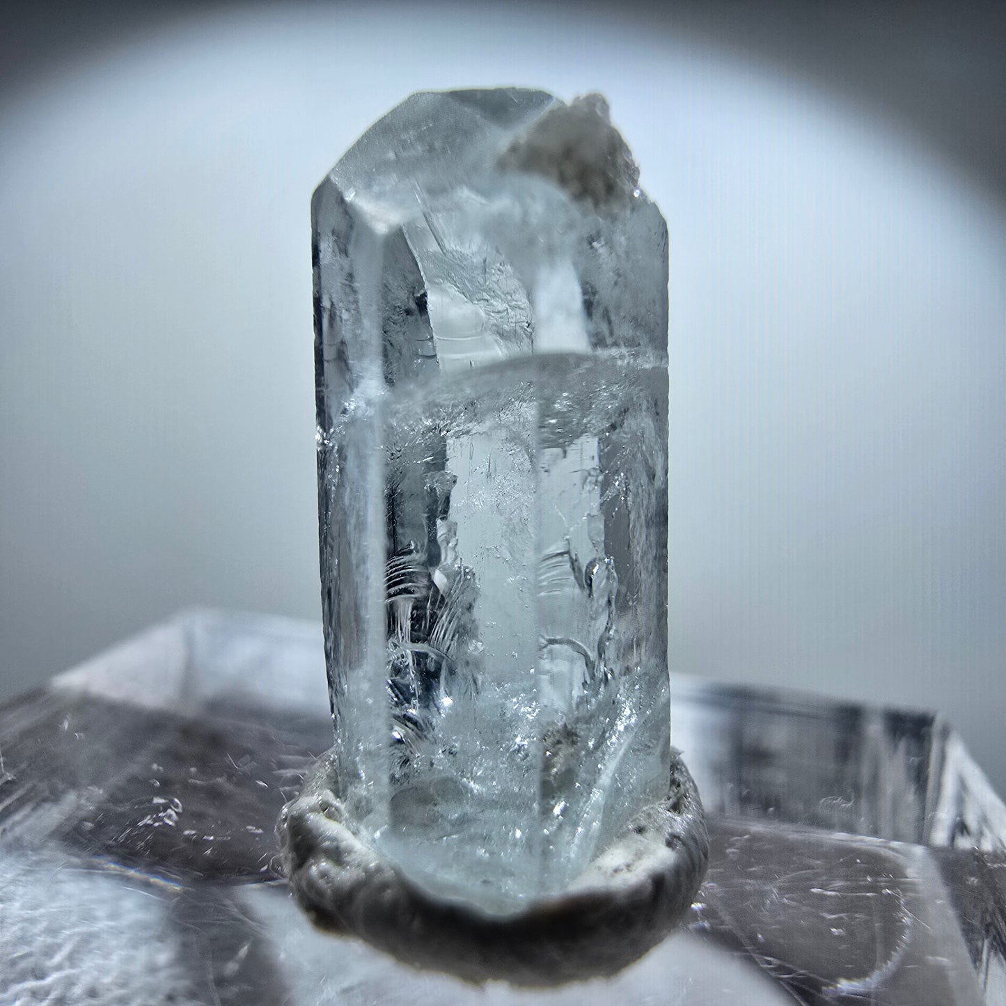 Klarer Aquamarin Kristall, blau Nagar, Pakistan 17*9*7mm