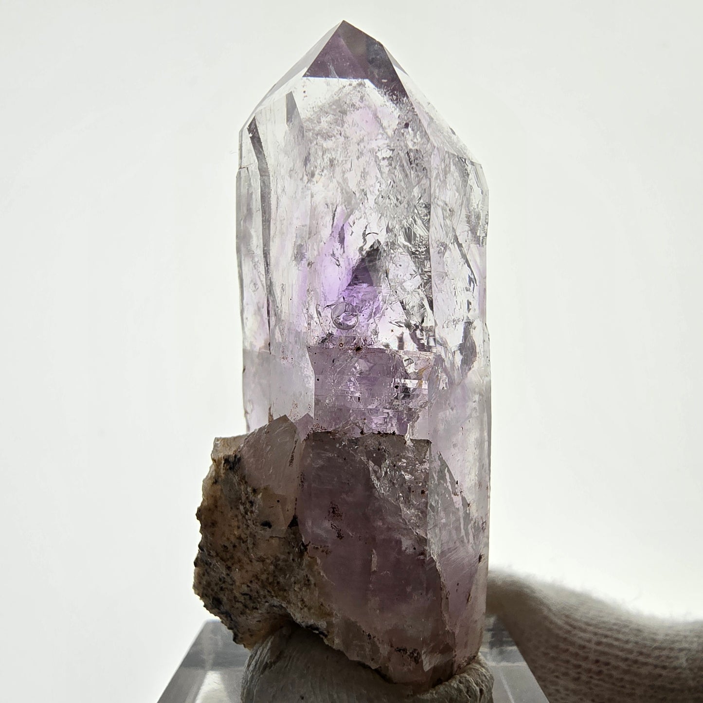 Enhydro Phantom Amethyst Scepter Point Valentine Pocket, Namibia 51*23*17mm