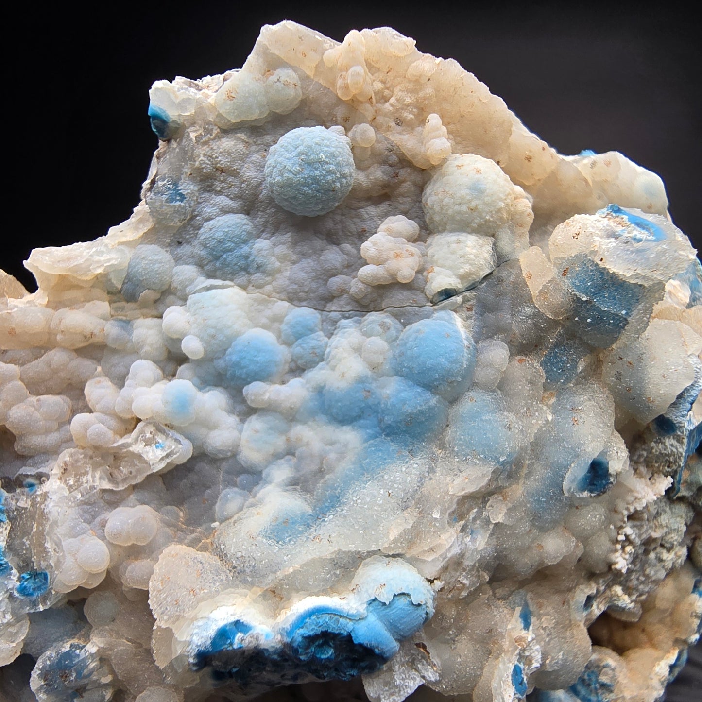 Seltene große Shattuckit Stufe blau Kaokoveld, Namibia 95*53*57mm Sammlung