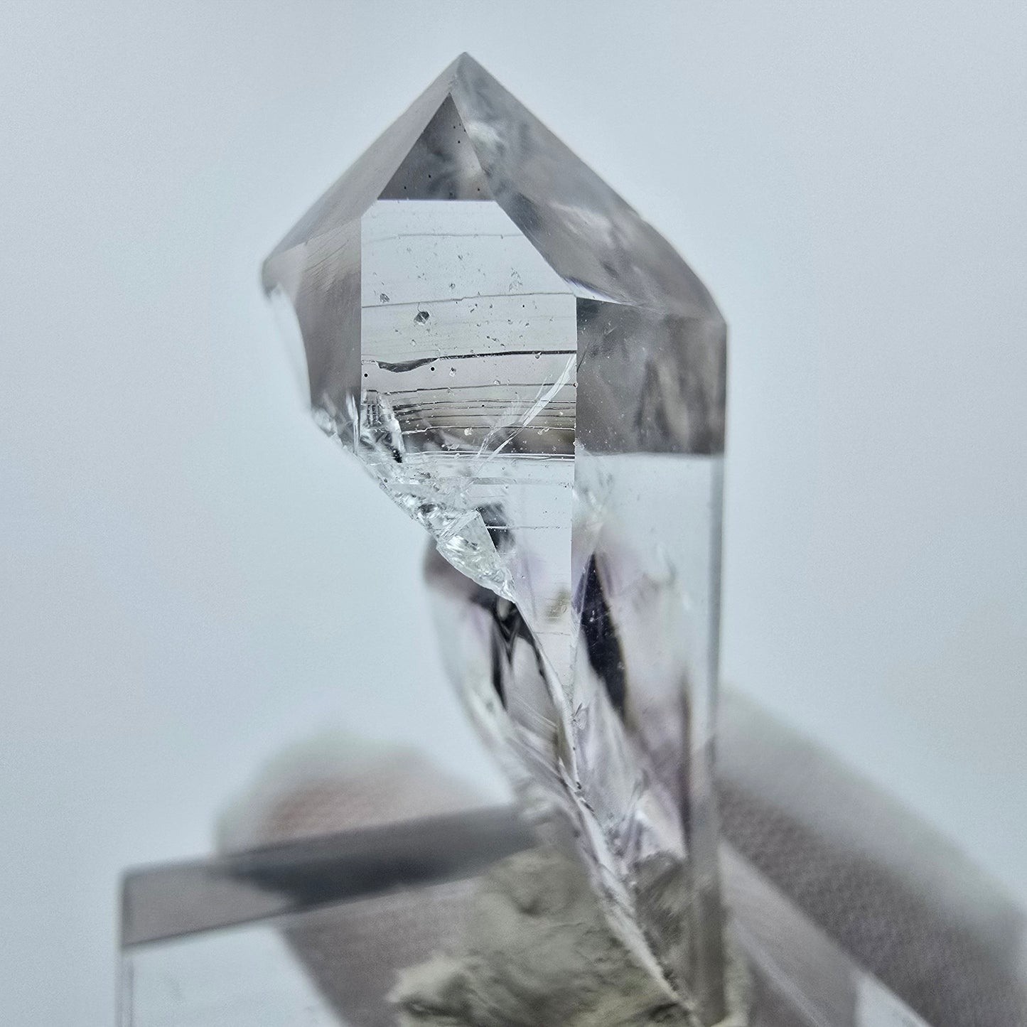 Phantom Amethyst Kristall Streep Mine Goboboseb Namibia 36*19*15mm Sammlung