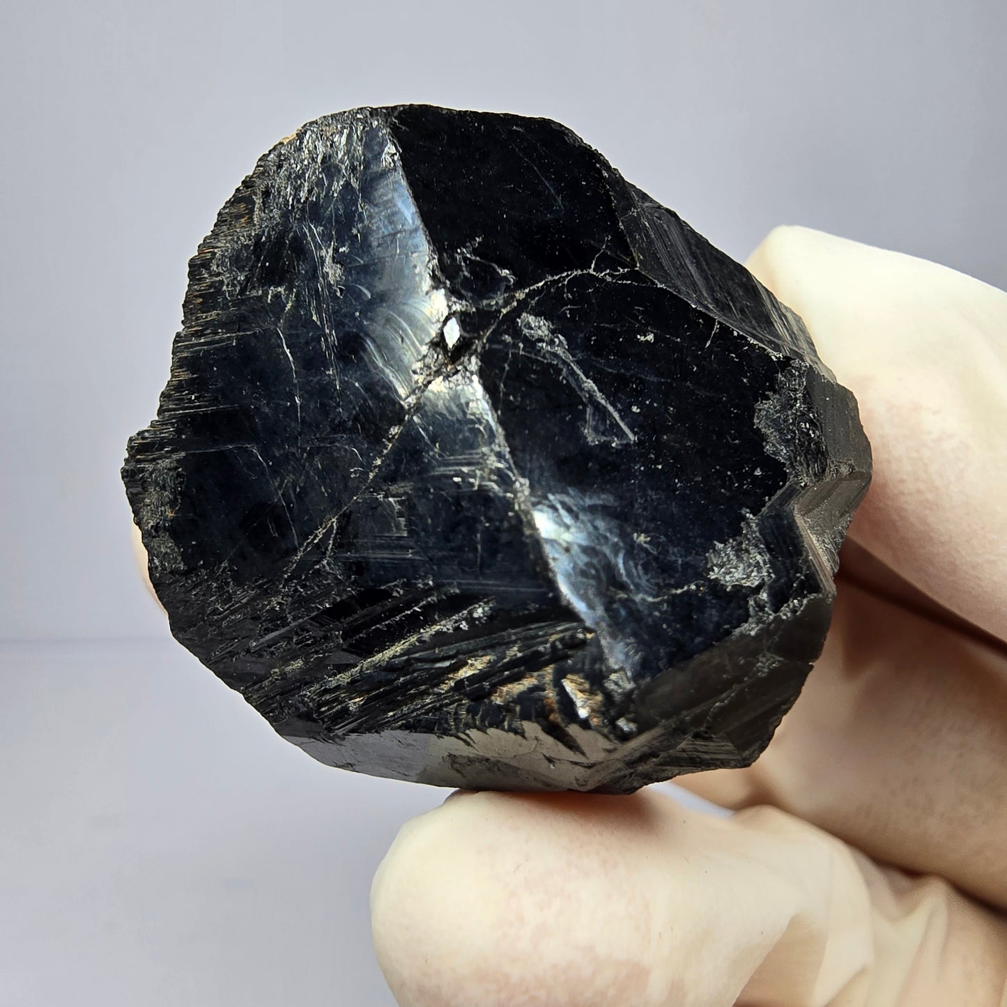 Schöner Schörl Turmalin Kristall glänzend Erongo, Namibia 39*32*21mm Sammlung