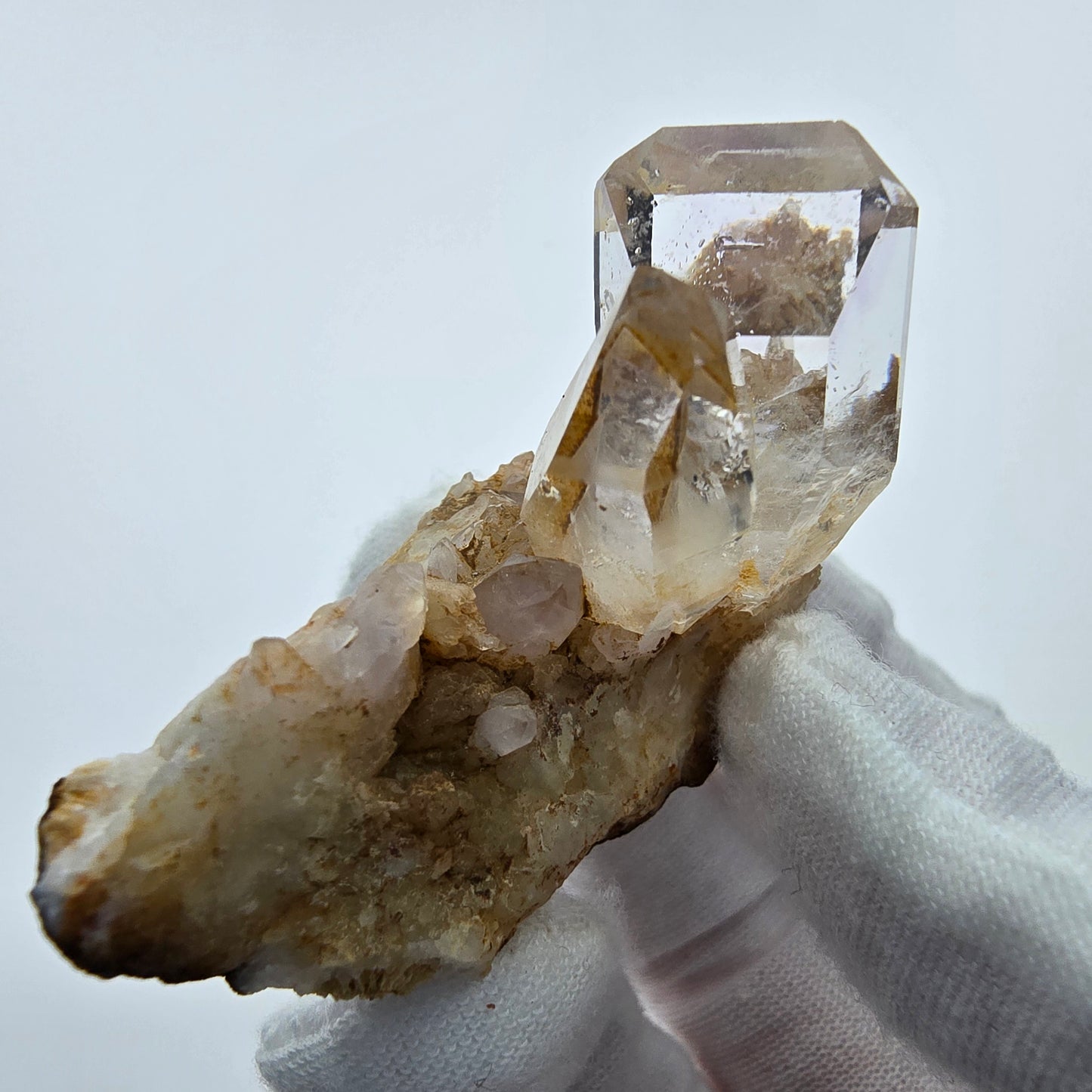 Phantom Amethyst Zepter auf Matrix Goboboseb, Namibia 59*36*20mm Sammlung