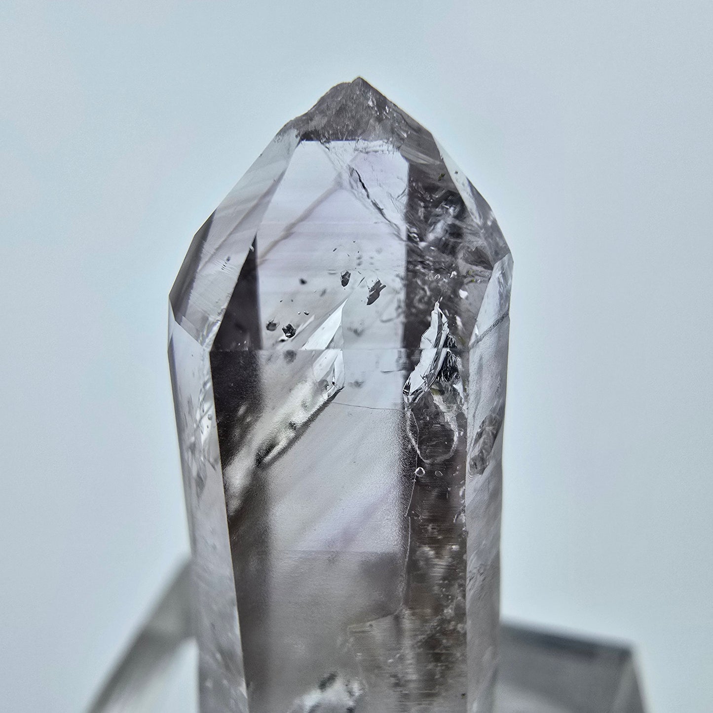 Klare Lemurian Phantom Amethyst Spitze Streep Mine, Goboboseb, Namibia 32*11*9mm