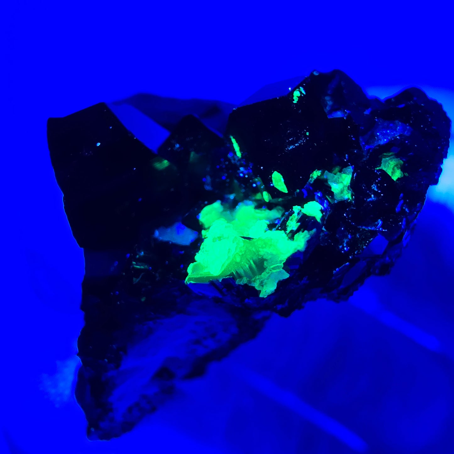 Seltene Schörl Turmalin, Hyalit Stufe Erongo, Namibia 50*36*25mm Sammlung